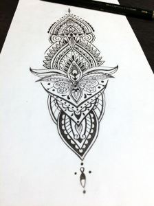 Sexy mandala tattoo design for woman by Maingriz.com